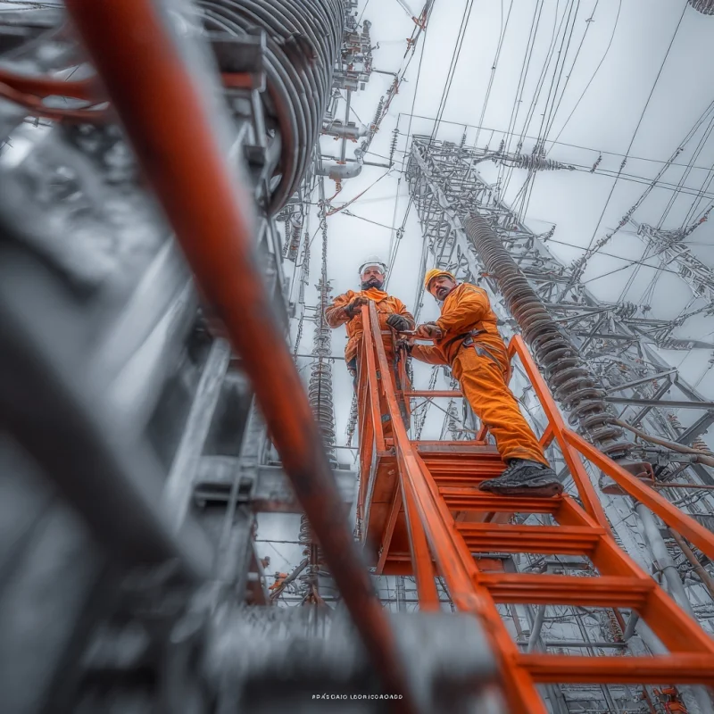 Instalação de jumper bypass em linha energizada