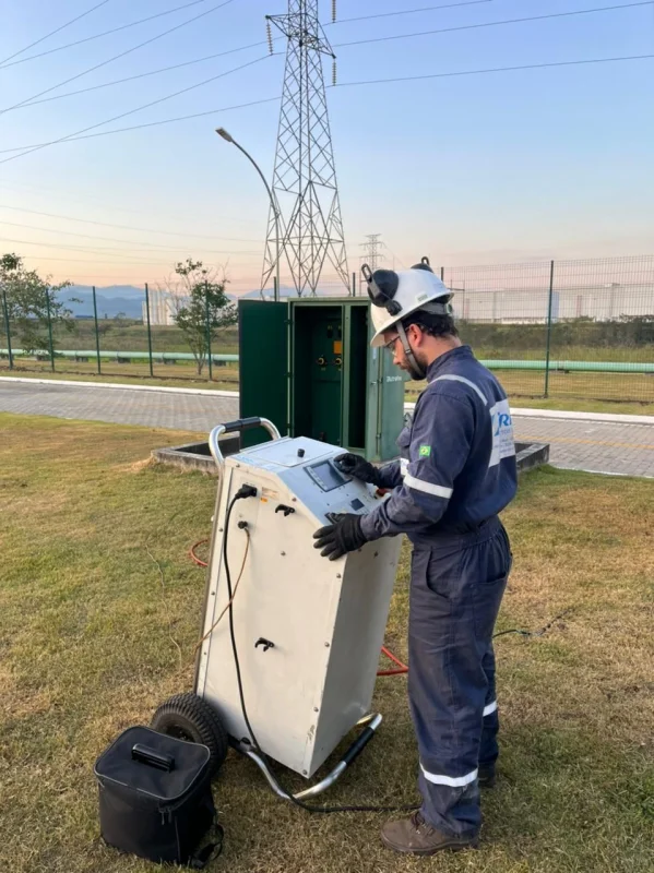 Manutenção e Montagem de circuito subterrâneo de alta tensão